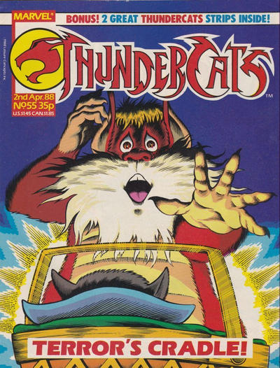 Cover for ThunderCats (Marvel UK, 1987 series) #55