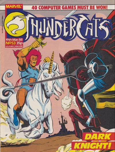 Cover for ThunderCats (Marvel UK, 1987 series) #53