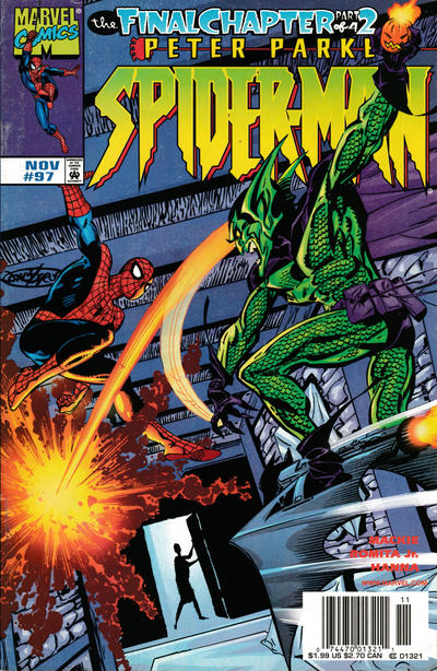 Cover for Spider-Man (Marvel, 1990 series) #97 [Newsstand]