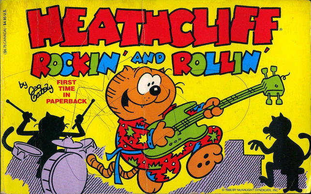 Cover for Heathcliff Rockin' and Rollin' (Berkley Books, 1986 series) #[nn]