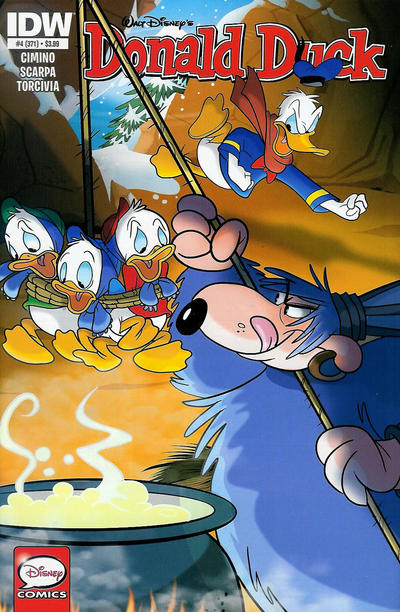 Cover for Donald Duck (IDW, 2015 series) #4 / 371 [Regular Cover]