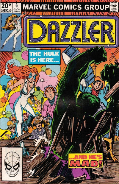 Cover for Dazzler (Marvel, 1981 series) #6 [British]