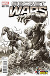 Cover Thumbnail for Secret Wars (2015 series) #1 [Wizard World Comic Con Box Exclusive Black and White Variant - Mike Deodato]