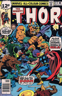 Cover for Thor (Marvel, 1966 series) #277 [British]
