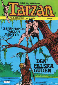 Cover for Tarzan (Atlantic Förlags AB, 1977 series) #10/1986