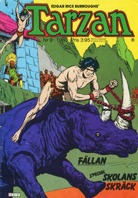 Cover Thumbnail for Tarzan (Atlantic Förlags AB, 1977 series) #9/1980