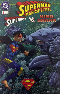 Cover Thumbnail for Superman Man of Steel; Superboy vs. King Shark (DC, 1996 series) #1
