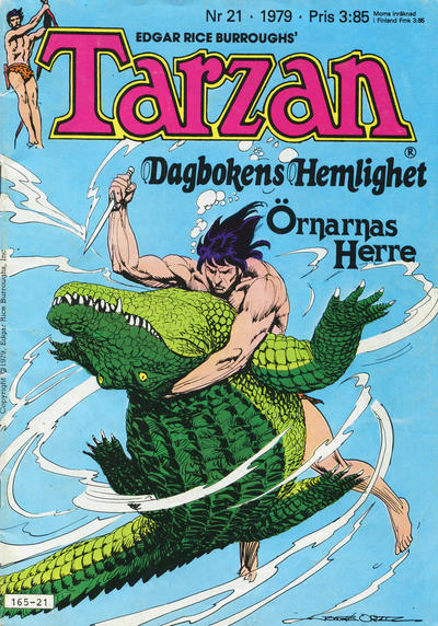 Cover for Tarzan (Atlantic Förlags AB, 1977 series) #21/1979