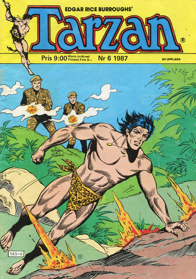 Cover for Tarzan (Atlantic Förlags AB, 1977 series) #6/1987