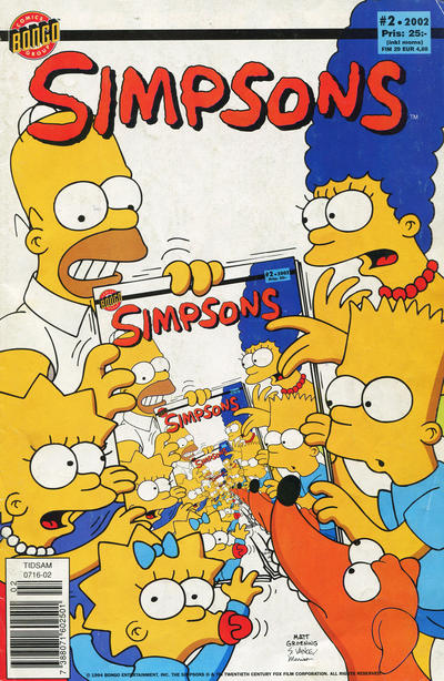 Cover for Simpsons (Egmont, 2001 series) #2/2002