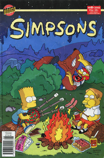 Cover for Simpsons (Egmont, 2001 series) #8/2003