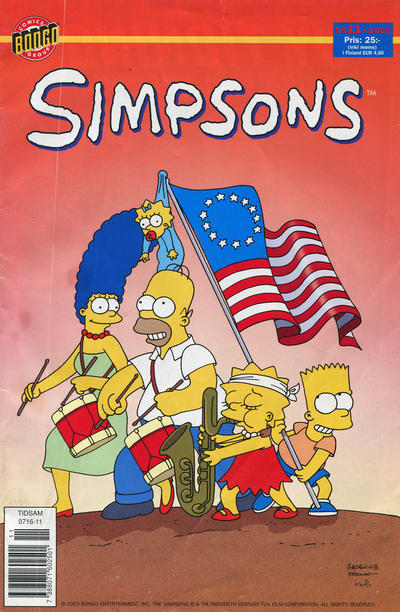 Cover for Simpsons (Egmont, 2001 series) #11/2003