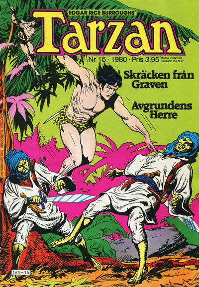 Cover for Tarzan (Atlantic Förlags AB, 1977 series) #15/1980