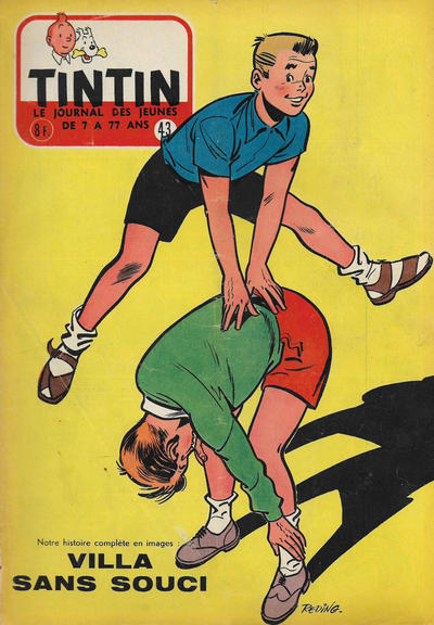 Cover for Le journal de Tintin (Le Lombard, 1946 series) #43/1956