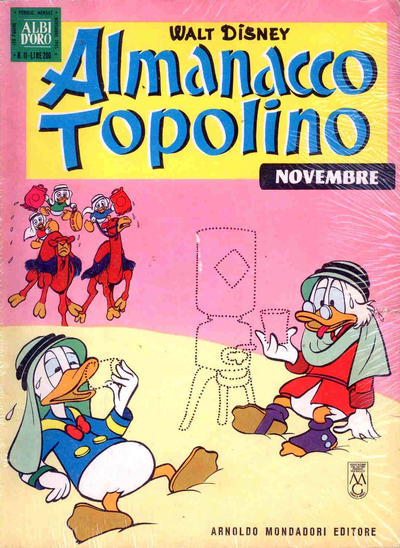 Cover for Almanacco Topolino (Mondadori, 1957 series) #107