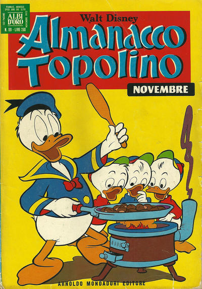 Cover for Almanacco Topolino (Mondadori, 1957 series) #191