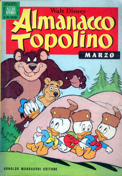 Cover for Almanacco Topolino (Mondadori, 1957 series) #243