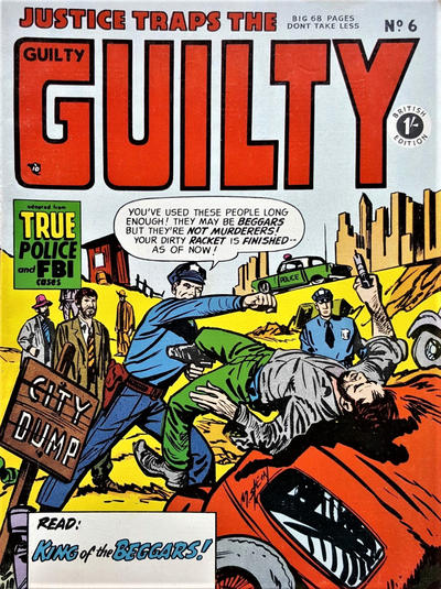 Cover for Justice Traps the Guilty (Arnold Book Company, 1954 ? series) #6