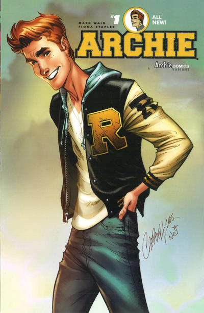 Cover for Archie (Archie, 2015 series) #1 [Cover B - J. Scott Campbell]
