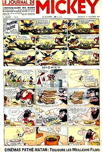 Cover for Le Journal de Mickey (Opera Mundi, 1934 series) #4