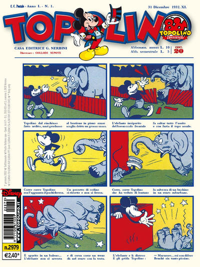 Cover for Topolino (Disney Italia, 1988 series) #2979