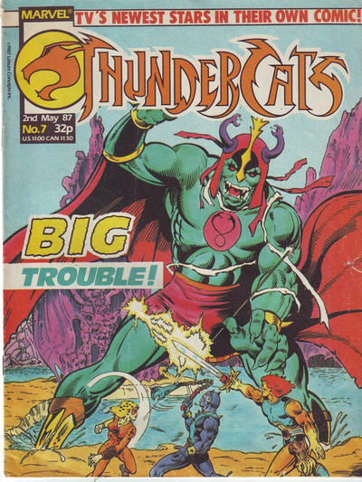 Cover for ThunderCats (Marvel UK, 1987 series) #7