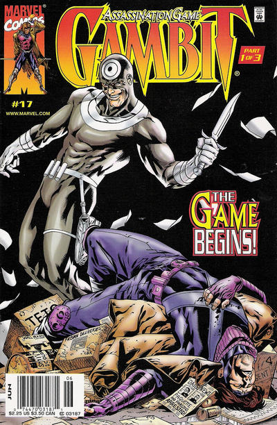 Cover for Gambit (Marvel, 1999 series) #17 [Newsstand]