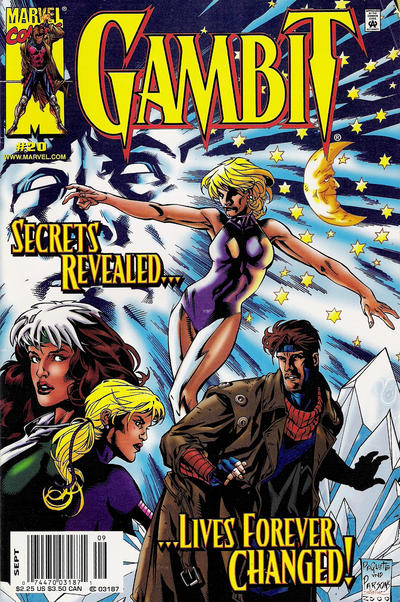 Cover for Gambit (Marvel, 1999 series) #20 [Newsstand]