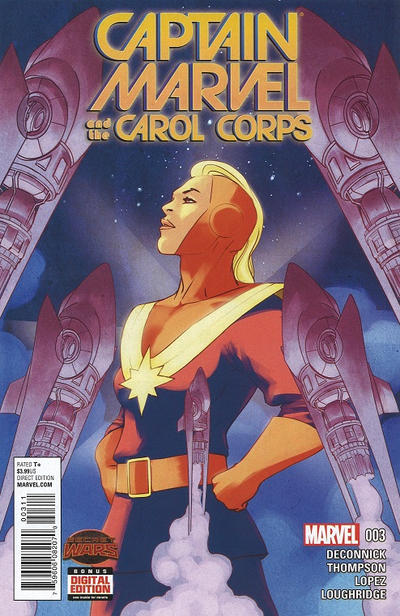 Cover for Captain Marvel & the Carol Corps (Marvel, 2015 series) #3 [Incentive Emanuela Lupacchino Variant]