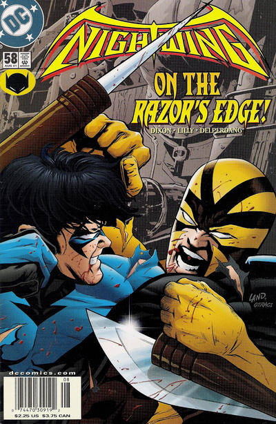 Cover for Nightwing (DC, 1996 series) #58 [Newsstand]