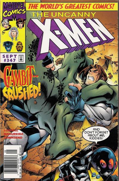 Cover for The Uncanny X-Men (Marvel, 1981 series) #347 [Newsstand]