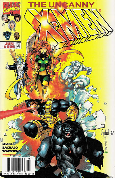 Cover for The Uncanny X-Men (Marvel, 1981 series) #356 [Newsstand]