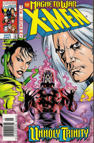 Cover for The Uncanny X-Men (Marvel, 1981 series) #367 [Newsstand]