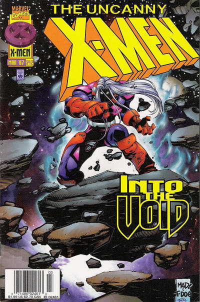 Cover for The Uncanny X-Men (Marvel, 1981 series) #342 [Newsstand]