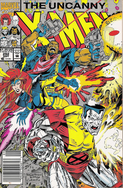 Cover for The Uncanny X-Men (Marvel, 1981 series) #292 [Newsstand]