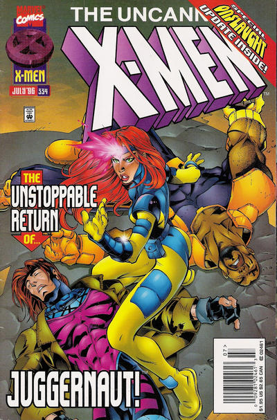 Cover for The Uncanny X-Men (Marvel, 1981 series) #334 [Newsstand]