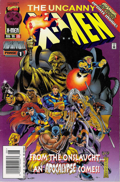 Cover for The Uncanny X-Men (Marvel, 1981 series) #335 [Newsstand]