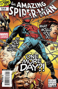 Cover Thumbnail for The Amazing Spider-Man (Marvel, 1999 series) #544 [Direct Edition - Joe Quesada Cover]