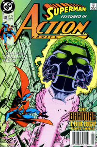 Cover Thumbnail for Action Comics (DC, 1938 series) #649 [Newsstand]