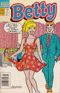 Cover Thumbnail for Betty (Archie, 1992 series) #13 [Newsstand]