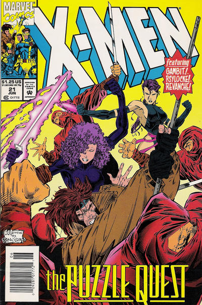 Cover for X-Men (Marvel, 1991 series) #21 [Newsstand]