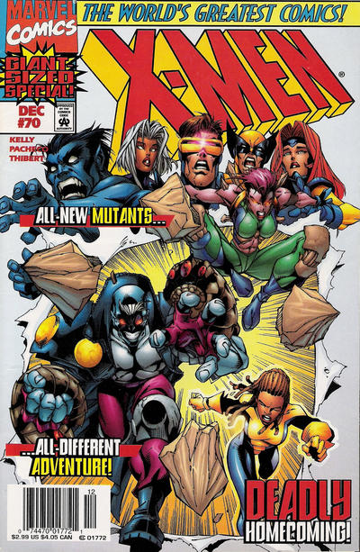 Cover for X-Men (Marvel, 1991 series) #70 [Newsstand]