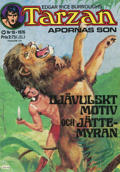 Cover for Tarzan (Williams Förlags AB, 1966 series) #10/1976