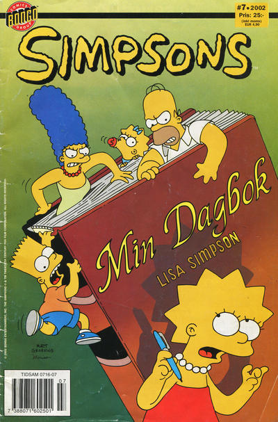 Cover for Simpsons (Egmont, 2001 series) #7/2002