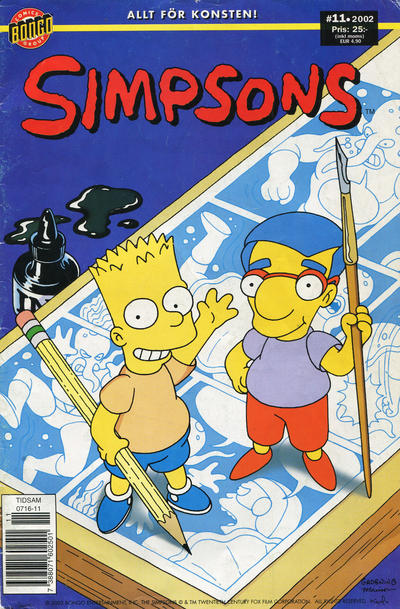Cover for Simpsons (Egmont, 2001 series) #11/2002
