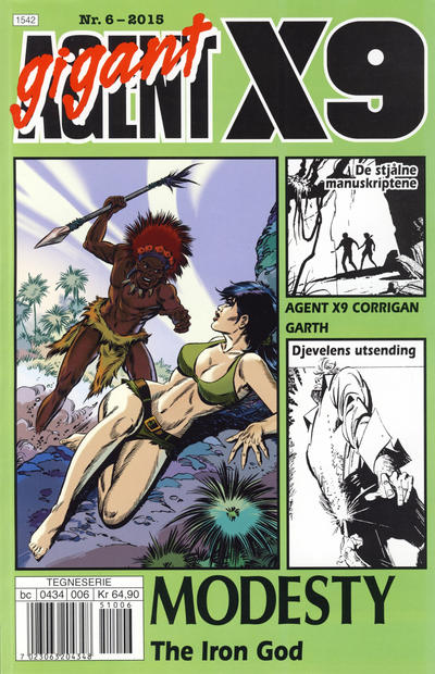 Cover for Agent X9 (Hjemmet / Egmont, 1998 series) #6/2015