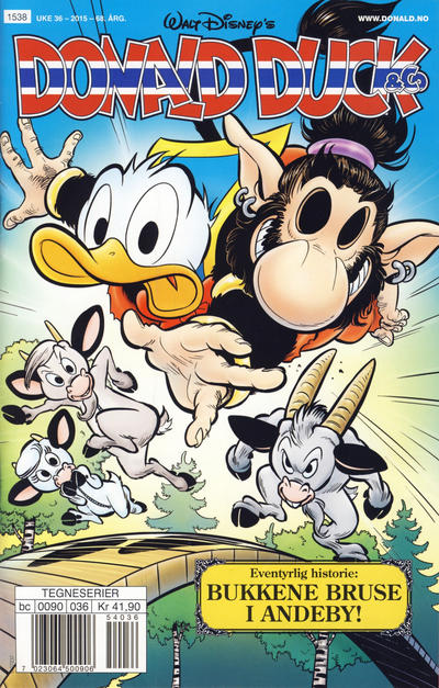 Cover for Donald Duck & Co (Hjemmet / Egmont, 1948 series) #36/2015
