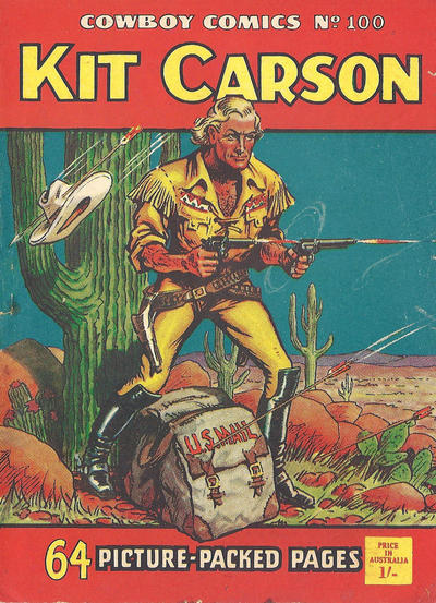 Cover for Cowboy Comics (Amalgamated Press, 1950 series) #100