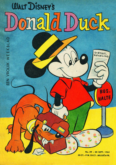 Cover for Donald Duck (Geïllustreerde Pers, 1952 series) #39/1961