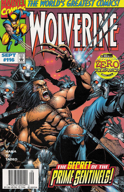 Cover for Wolverine (Marvel, 1988 series) #116 [Newsstand]